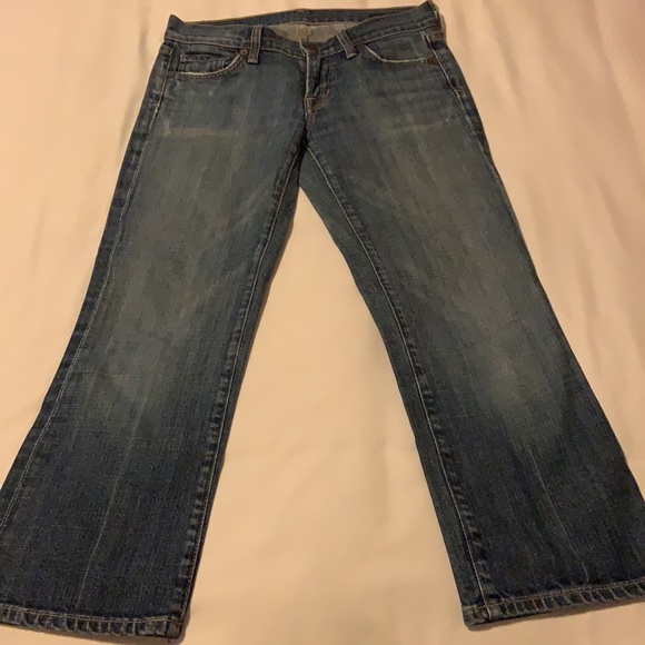 Low Waist Cropped Citizens of Humanity Jeans - Picture 3 of 5